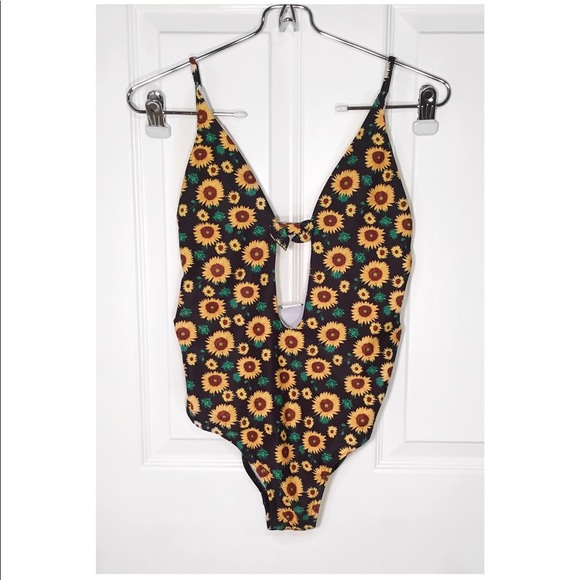 Zaful Other - Zaful Sunflower One Piece Size M